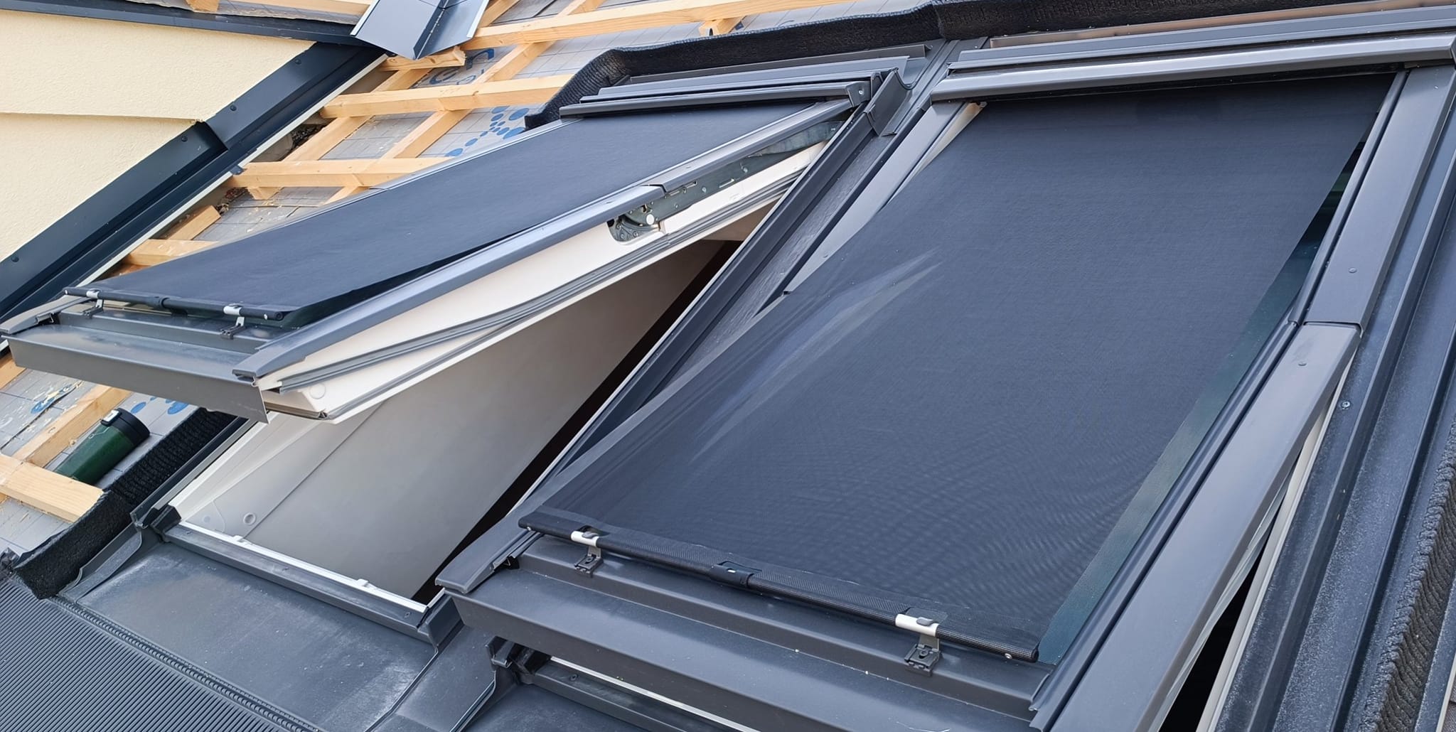 Výměna střešních oken Velux — pohled 3