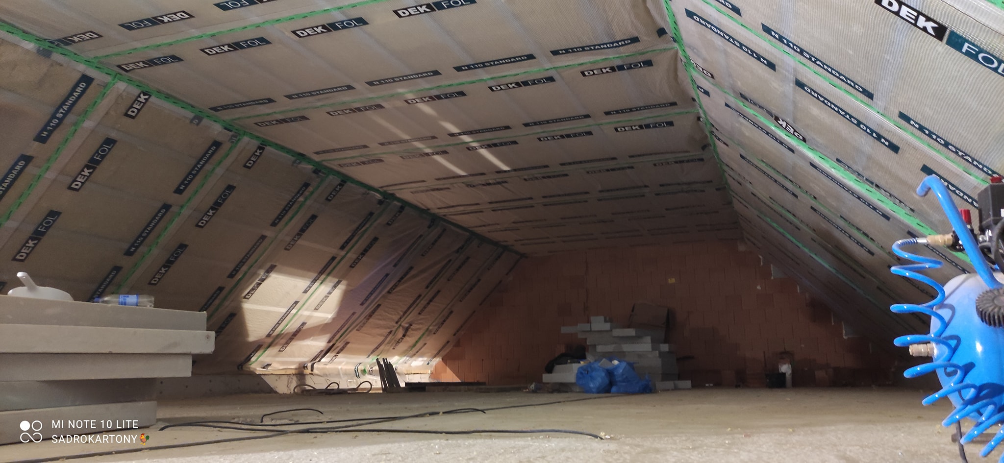 SDK rastry, izolace a parozábrana, Vimperk — pohled 3